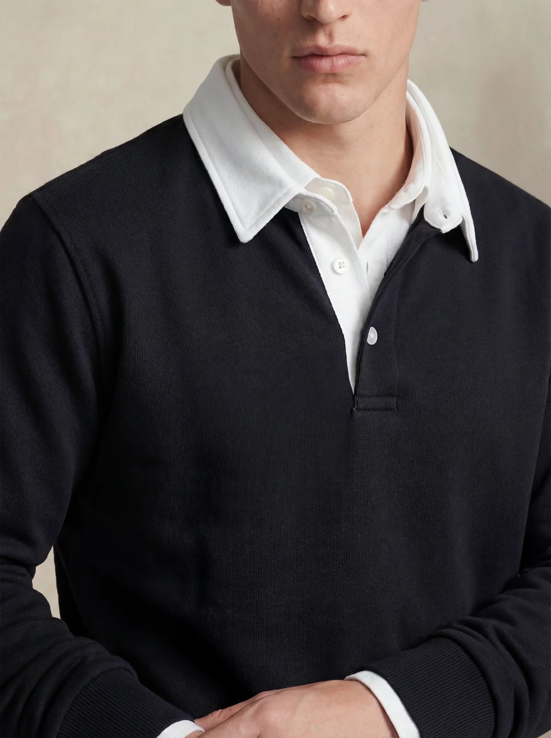 Polo Knit Black